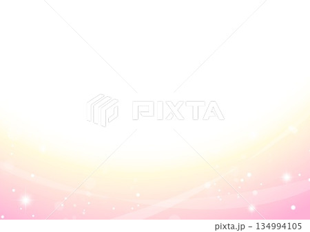 ピンク色曲線とキラキラ背景 ピンク色曲線とキラキラ背景 134994105