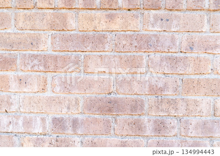 淡色レンガ壁の背景テクスチャ③ 淡色レンガ壁の背景テクスチャ③ 134994443