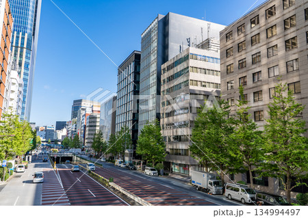 日本橋昭和通り江戸橋歩道橋から見る街並みの風景(フロントプレイス日本橋、日本生命日本橋ビル) 日本橋昭和通り江戸橋歩道橋から見る街並みの風景(フロントプレイス日本橋、日本生命日本橋ビル) 134994497