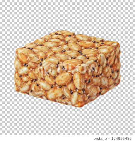 雷おこしの色鉛筆イラスト素材 雷おこしの色鉛筆イラスト素材 134995456