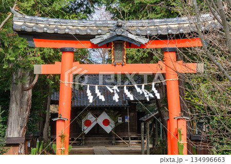 鳥居と本殿 鳥居と本殿 134996663