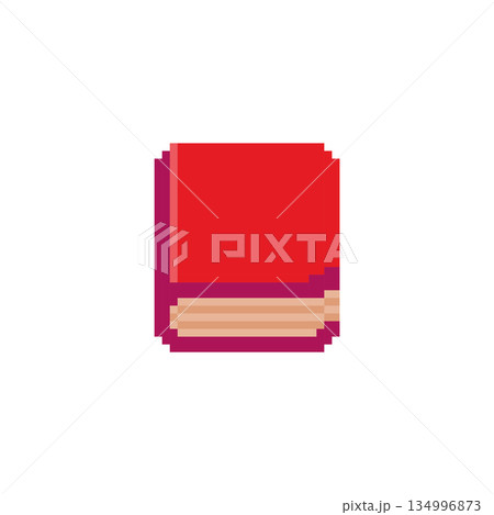 Pixel art a red book game asset design 134996873