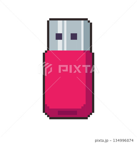 Pixel art Flash Drive game asset design 134996874