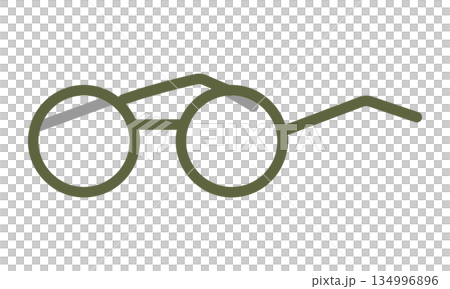 Illustration of simple glasses 134996896