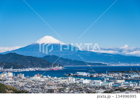 静岡県日本平からの富士山 静岡県日本平からの富士山 134996995