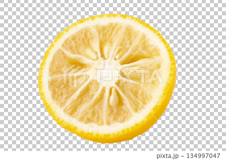 透明背景(png)に輪切りにしたユズ 透明背景(png)に輪切りにしたユズ 134997047