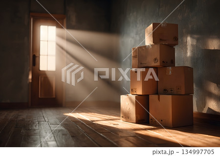 引っ越しと新生活の準備 134997705