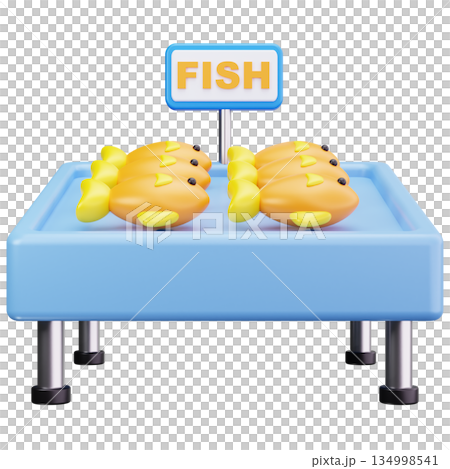 Fish Market Stand 134998541