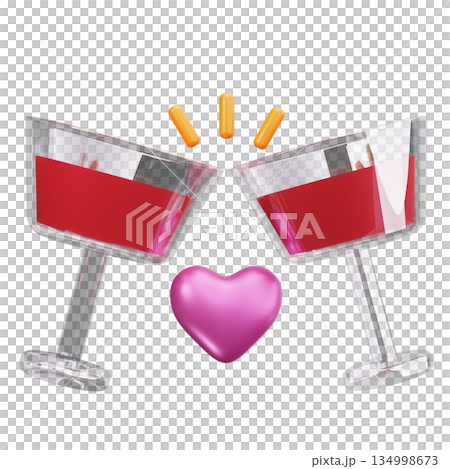 Wedding Toast Glasses 134998673