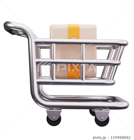Shopping Cart Full 134998682