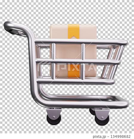Shopping Cart Full 134998682