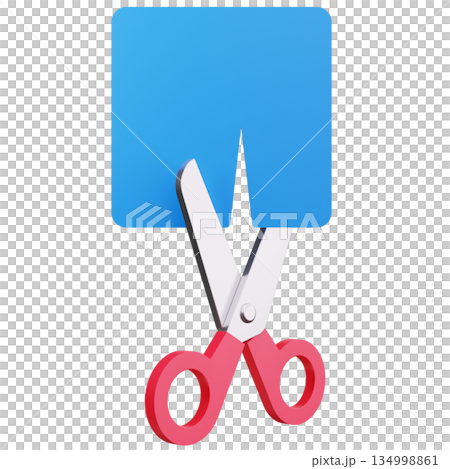 Scissors Cutting Paper 134998861
