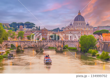 St. Peter's Basilica in  the Vatican, Rome 134999702