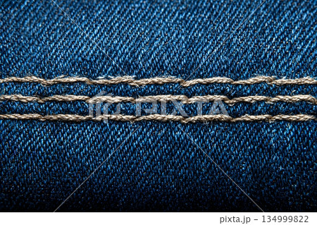 ブルーデニム生地 134999822