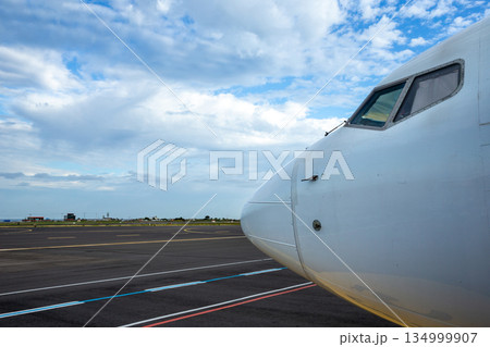 Aircraft and runways at Jeju Airport Aircraft and runways at Jeju Airport 134999907