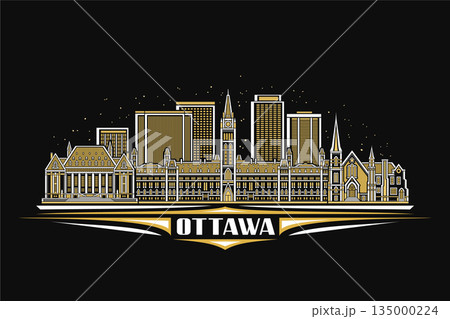 Vector illustration of Ottawa Vector illustration of Ottawa 135000224