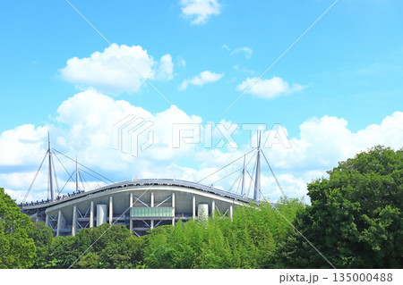 愛知県豊田市、豊田スタジアムの風景 135000488