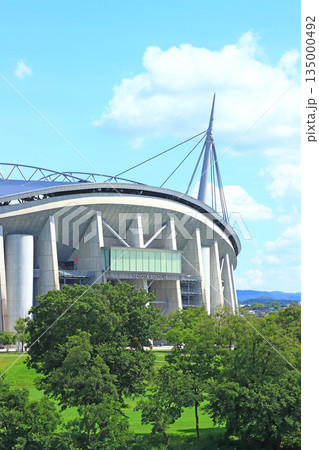 愛知県豊田市、豊田スタジアムの風景 135000492