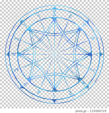 魔法陣（淺藍色） 135000729