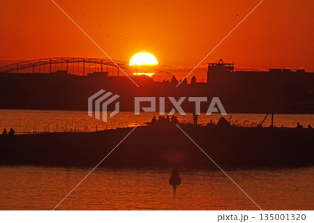 夕日の風景 135001320