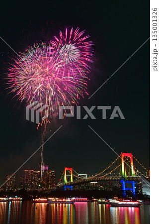お台場冬花火 135001326