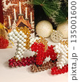 Handmade beaded horse Christmas ornament, symbol of 2026 year 135001600