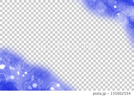 Light blue gorgeous watercolor style plum blossom background Light blue gorgeous watercolor style plum blossom background 135002554