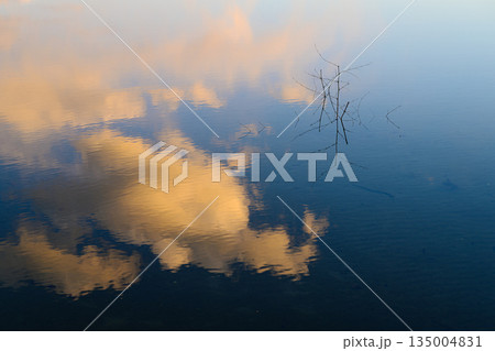美しい海岸の夕暮れ 日没の風景 美しい海岸の夕暮れ 日没の風景 135004831