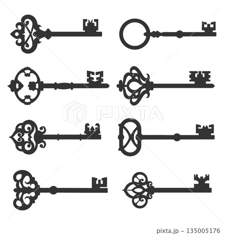 Vintage key collection 135005176