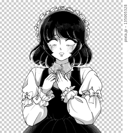 震驚……啊……漫畫裡一個翻著白眼哭泣的女孩的插圖 震驚……啊……漫畫裡一個翻著白眼哭泣的女孩的插圖 135005328
