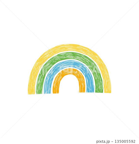 Abstract colorful different shapes sticker icon. Vector icon of abstract organic shapes. Groovy funky flower, bubble, star, loop, waves in trendy retro 90s 00s cartoon style 135005592