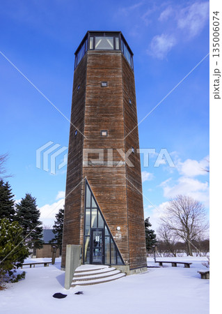 冬のふきの塔（南幌町・2026年1月） 135006074