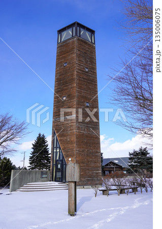 冬のふきの塔（南幌町・2026年1月） 135006075