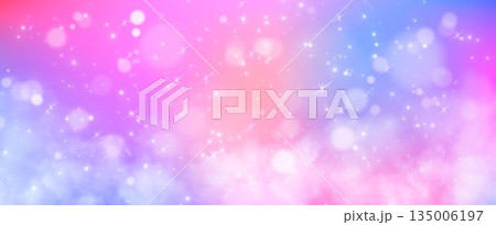 Unicorn rainbow bg with sparkling bokeh lights Unicorn rainbow bg with sparkling bokeh lights 135006197