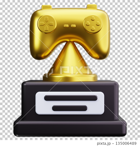 Golden Gaming Achievement Trophy Golden Gaming Achievement Trophy 135006489