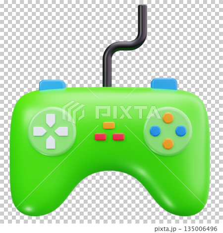 Green Gaming Hand Controller Green Gaming Hand Controller 135006496