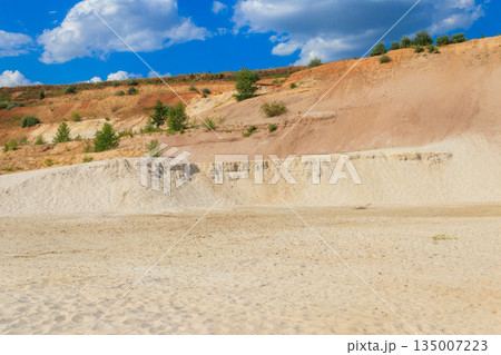 View of the white sand hills 135007223