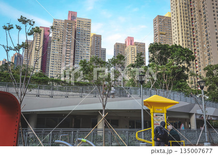 Dec 25 2025 Beautiful Water Feature Park in Diamond Hill Hong Kong Dec 25 2025 Beautiful Water Feature Park in Diamond Hill Hong Kong 135007677