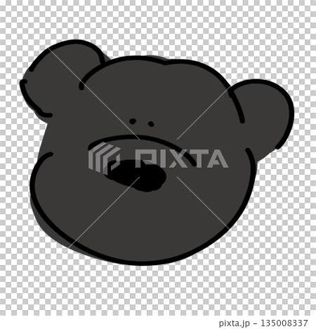 熊臉圖 熊臉圖 135008337