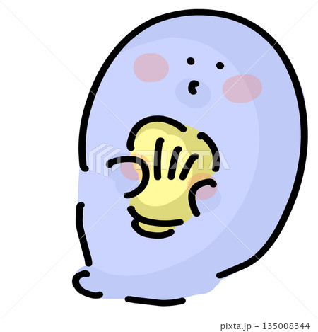 ラッコのイラスト ラッコのイラスト 135008344