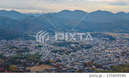 Nov 24 2025 Saga Arashiyama Skyline Over Kyoto Mountains And River Nov 24 2025 Saga Arashiyama Skyline Over Kyoto Mountains And River 135009590