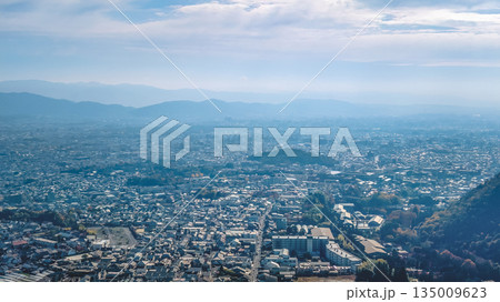 Nov 24 2025 Kyoto Kita Ward Skyline and Mountain Panorama 135009623