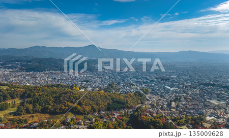 Nov 24 2025 Kyoto Kita Ward Skyline and Mountain Panorama 135009628