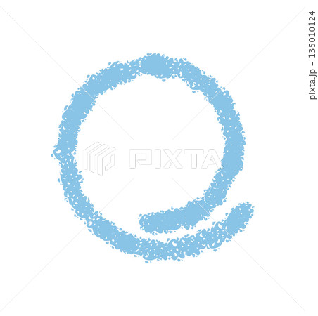 Chalk contour circle box banner and label in a sketch frame. Icon with subtle highlight effect, badge shape and empty background for text or creative message template use. 135010124