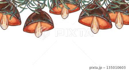 Garland of retro electric bulbs, interior green houseplants. Oil pastel drawn template. For interior designs, retro vintage settings, restaurant cafe menu stickers, banners clip arts. Garland of retro electric bulbs, interior green houseplants. Oil pastel drawn template. For interior designs, retro vintage settings, restaurant cafe menu stickers, banners clip arts. 135010603