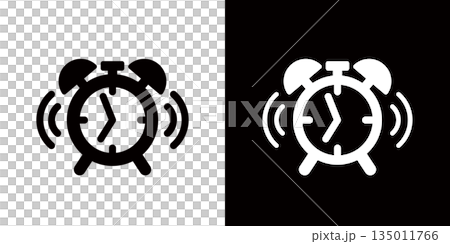 鬧鐘/計時器圖標，時鐘標誌 135011766