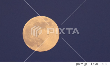 2026年1月3日満月の初月の出～月の様子 135011800
