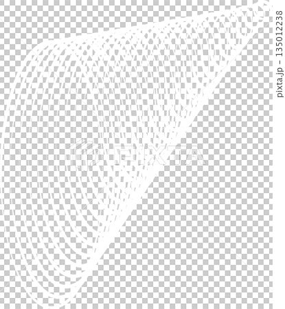 Oval blend line with geometric circle. Modern technology, cyber, science, tech, digital Oval blend line with geometric circle. Modern technology, cyber, science, tech, digital 135012238