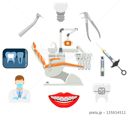 Dental Services Infographics Dental Services Infographics 135014511