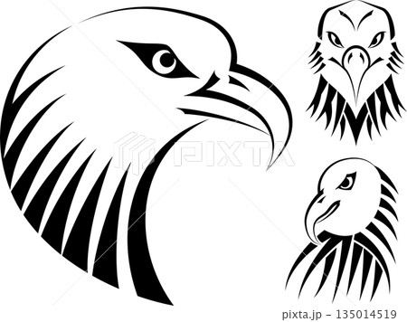 Set Eagles Heads Set Eagles Heads 135014519